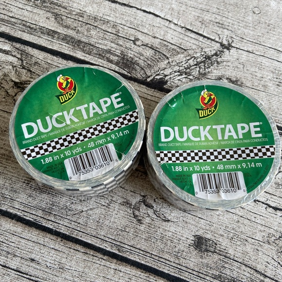 NWT. 🏁 Duct tape checkers 10 yard roll.  New unopened package. - Picture 7 of 8